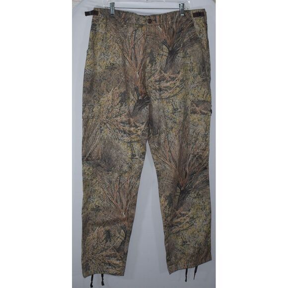Men's‎ Camouflage Hunting Pants Outdoor Cargo Trousers Woodland Pattern Size 36R - Picture 1 of 4